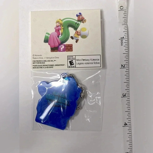 FREE w/ Purchase - Add to Bundle - Nintendo - Super Mario Bros. Wonder Keychain - Picture 4 of 4